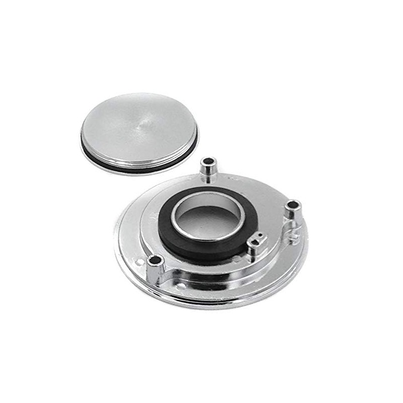 HTTMT MT249-059-CD Chrome Gas Cap Fueltank Compatible with Suzuki Gsx-R