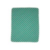David Fussenegger Juwel Baby Blanket Diagonal Stripes Verde Mare 90