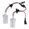 2Pcs Auto Headlight Bulb Headlamp Xenon HID 100W 8000K H7