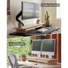 WELL WENG 42" Dual Monitor Stand Riser with Large Drawer