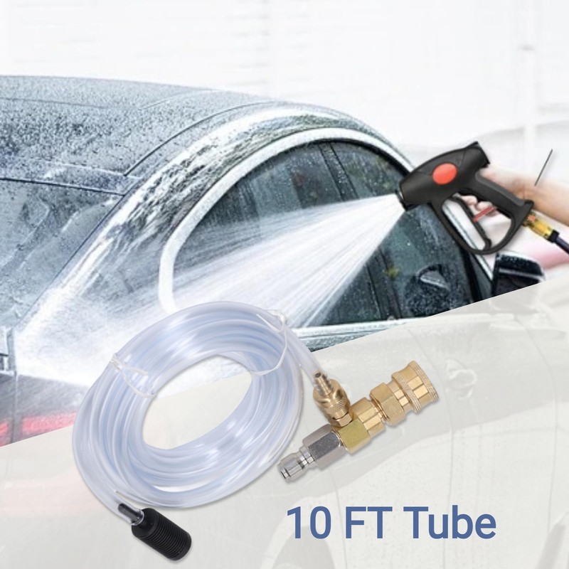 Chemical Injector Kit for Pressure Washer, 3/8 Inch Connectors, 5000
