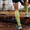 DANISH ENDURANCE Calcetines de Compresión, para Hombre y Mujer Blanco