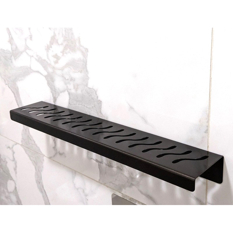 SereneDrains Stainless Steel Dark Bronze Shower Shelf for Inside Shower