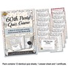 60th Party Quiz Game | A fun, entertaining party activity