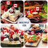 AhfuLife Different Countries Toothpick Flag, 200 Pcs Mini Flags on