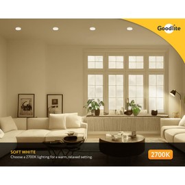 Goodlite A19 Standard LED Light Bulb - 14 Watt, 100W Equal, 1600 Lumens, High CRI, 2700K Soft White, Dimmable, UL Listed, 15,000 Life Hours, Damp Location, E26 Base - Indoor and Outdoor (G-19970)