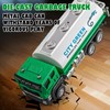 4 Packs Die-cast Mini Garbage Truck Toy, Metal Trash Truck