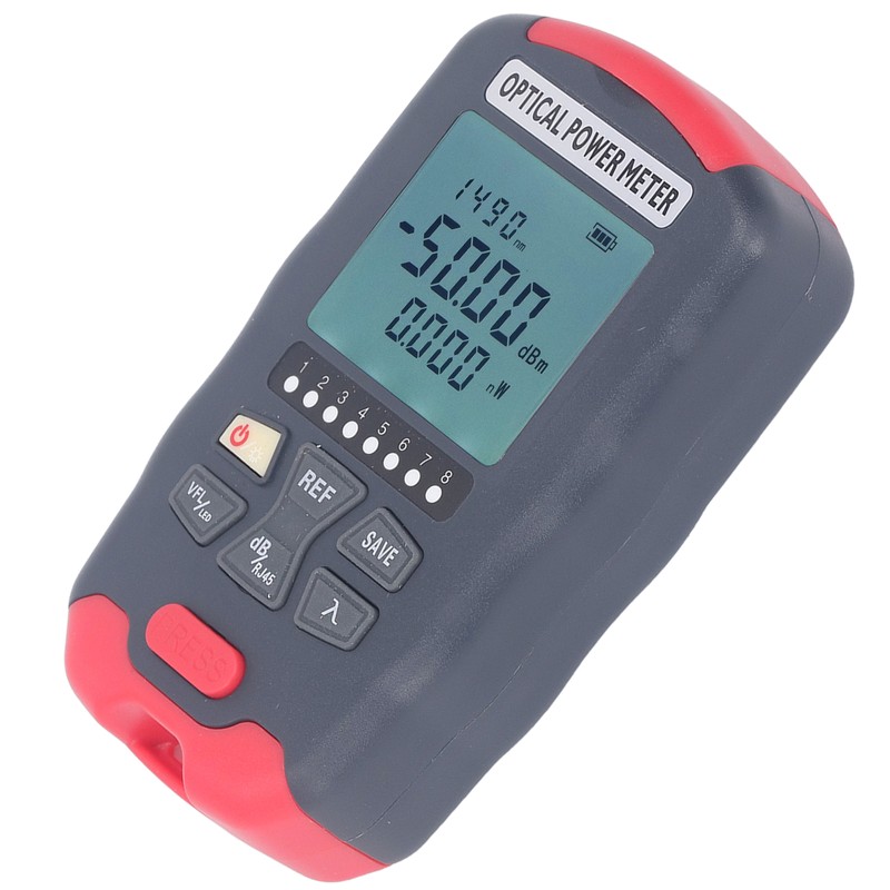 20KM Fiber Optic Power Meter Red Light VFL Visual Fault