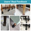 Pack of 4 Furniture Risers, 10 cm, Adjustable Bed Raisers