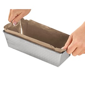 3 PAGEN® 2 Permanent Baking Sheets for Baking Moulds - Reusable, Heat Resistant & Non-Stick - Reusable Baking Paper Dishwasher Safe - Brown - Set of 2 (Round and Square) - 20 x 32 cm & Diameter 26 cm