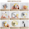 Fenas Suction Cup Hooks for Shower - Resuable Bathroom Hooks