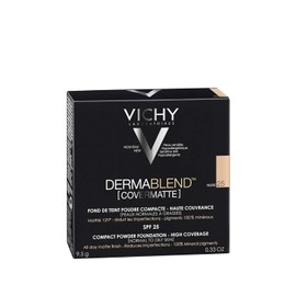 VICHY Polvo Compacto Covermatte de Alta Cobertura FPS 30 Vichy Dermablend T25 9.5 g