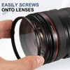 PATIKIL 55mm Star Filter, 8 Points Starburst Len Filter Variable