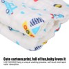 4Pcs Thick Baby Reusable Diaper Cartoon Animal Infant Plush Washcloth