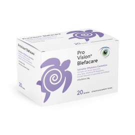 PIERPAOLI ProVision Blefacare Eye Wipes for Adults and Children: Suitable for Daily Hygiene for Dry and Tired Eyes with Cleansing and Makeup Effect, 1 Pack of 20