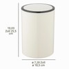 WENKO Inca Swing Lid Bin, 5 Litre Capacity, Bathroom Bin
