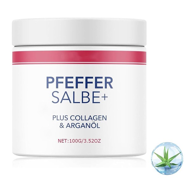 Pfeffersalbe Plus, Pfeffersalbe zum Bräunen, Hautreparatur Pfeffer Salbe, Aktiv Pfeffersalbe,