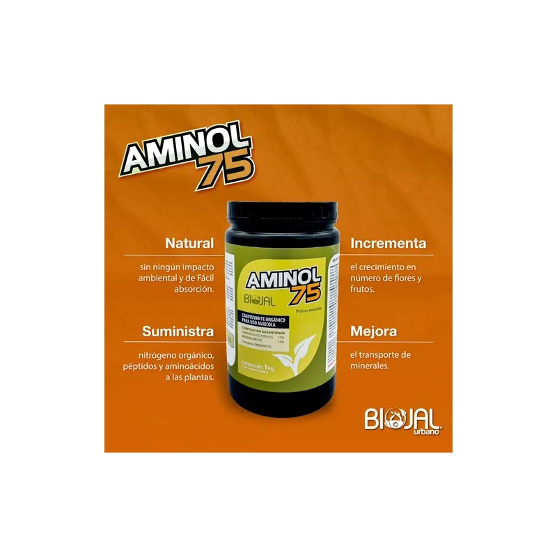 Aminoácidos De Uso Agrícola 1kg Polvo Soluble Rinde Para 3ha