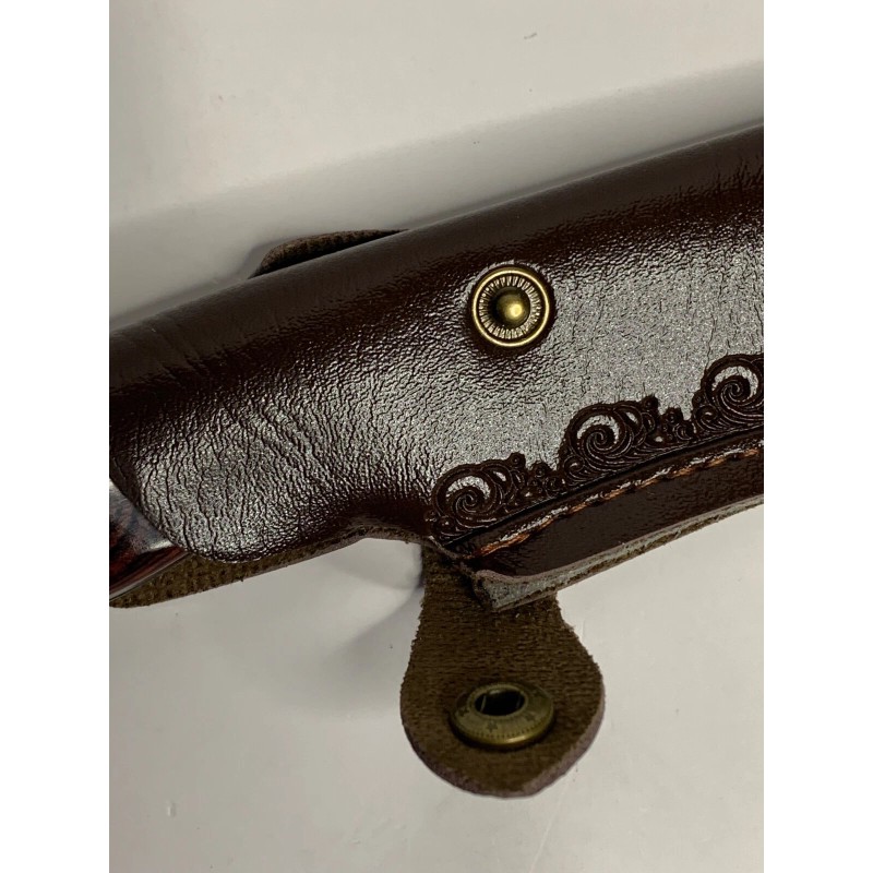 CUSTOM LEATHER SHEATH for Buck 119 Knife – Handcrafted Premium