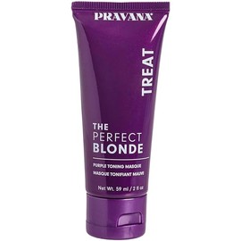 Pravana The Perfect Blonde Purple Toning Masque Treatment | Neutralizes Brassy, Yellow Tones | For Color-Treated Hair | Adds Strength, Shine, Elasticity