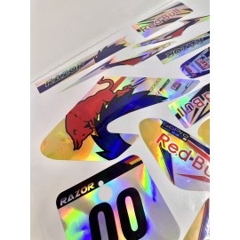 Razor MX500 MX650 graphics kit decals  THICK AND HIGH GLOSS .....