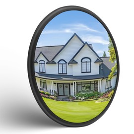 jose2015 convex safety mirror 250mm,blind spot mirror Heavy-Duty 6mm Thick Safety Mirror for Industrial & Commercial Use
