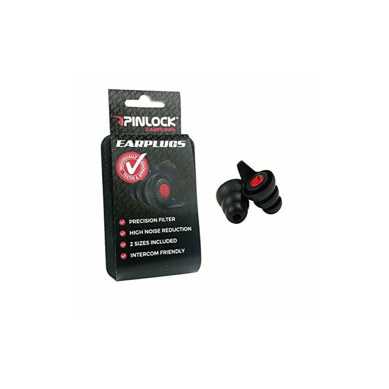 Pinlock Earplugs Ear Plugs for Motorcyclists