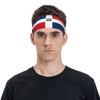 Flag of The Dominican Republic Sports Sweatband Head Bands for