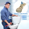 Toilet Flush Valve Replacement Parts, WC Inlet Valve Compatible with