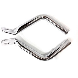 Cavalry Chrome Saddlebag Guard Eliminators Brackets Support For Harley Touring 93-13 New