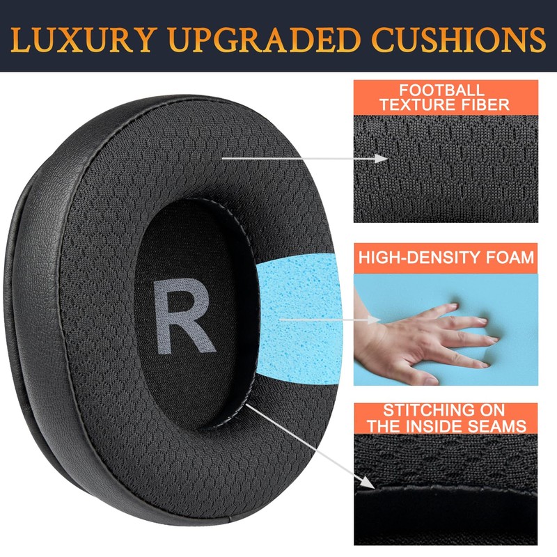 SOULWIT Replacement Ear Pads for EKSA E900/E900 Pro Gaming Headset,