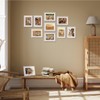 Lyeasw 5x7 Picture Frame Beige Set of 15, Display Pictures