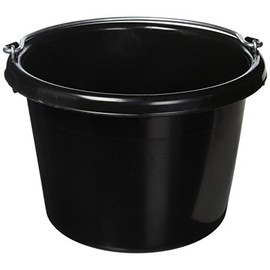 FORTEX Industries N400-8BX 24 Pail, 8 Quart, Black
