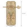 Cabinet Faceplate Brass Material Elegant Retro Botanical Pattern Decorative Chinese