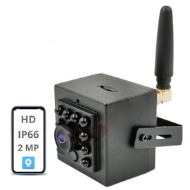 Clicklife - Mini Camara Espia Oculta Full HD 1080p 2MP WiFi Metálica con Audio Unidireccional y Detección de Movimiento con App CamHipro Compatible Android/iOS Grabación en Tiempo Real.