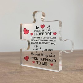 Red Ocean Best Thing That Ever Happened To Me Gift For Boyfriend Girlfriend Husband Wife Thank You Gift For Him Her Valentines Gift For Anniversary Couple Gift Love Plaque Keepsake