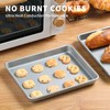 2-PACK Toaster Oven Pans for Baking,Shinsin 9X11 Non-stick Baking Trays,