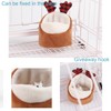 ABLAZEZAI Hamster Bed, Mini Small Animals Soft Warm Nest, Small