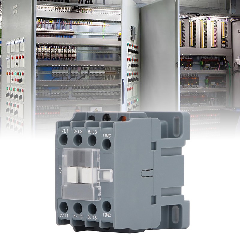 AC Contactor Copper Coil Normally Closed Silver Contact Circuit Switch