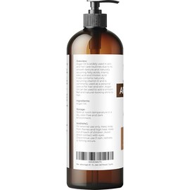 velona- Aceite de argán - 16 fl oz | Aceite de Marruecos | Estimula el crecimiento del cabello, cuida la piel, el cuerpo y el rostro | Protege las uñas