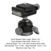 Mini Aluminum Alloy Ball Head 360° Panoramic Ball Head with