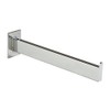 Only Hangers 12" Chrome Rectangular Tubing Straight Faceout for Wall