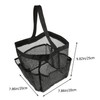 FOMIYES Quick Dry Mesh Storage Bag Capacity Toiletry Organizer for