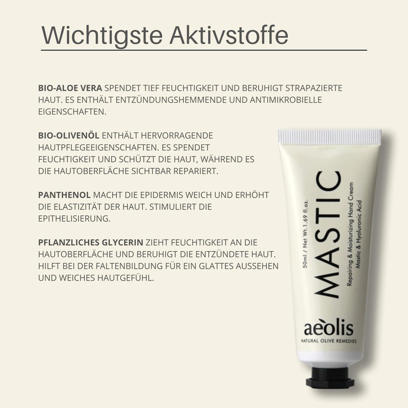 Aeolis Hand Cream Mastic 50ml