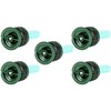 Rain Bird Nozzle for he or Vans 15 Mile Remote Static Sprinkler e.g. Work Heavy Duty Black 3.3 M to 4.6 m, Water Saving, 5 pieces (8 he-van, Green)