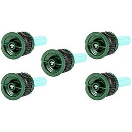 Rain Bird Nozzle for he or Vans 15 Mile Remote Static Sprinkler e.g. Work Heavy Duty Black 3.3 M to 4.6 m, Water Saving, 5 pieces (8 he-van, Green)