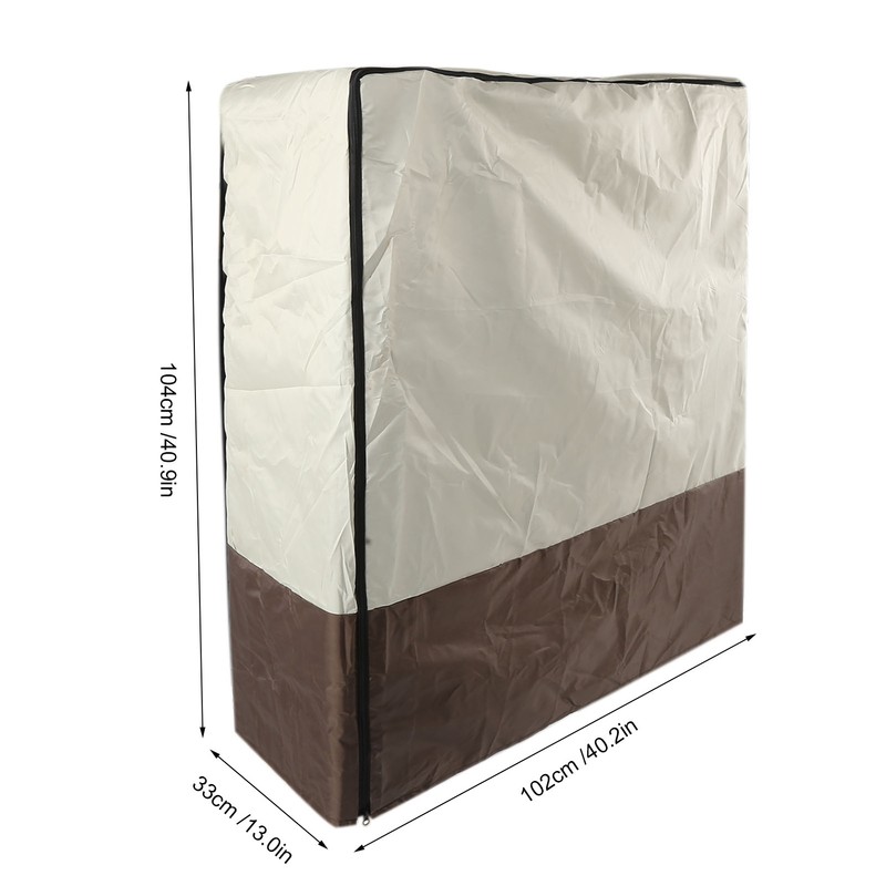 Folding Bed Cover Dustproof Waterproof Rollaway Bed Protective Cover for