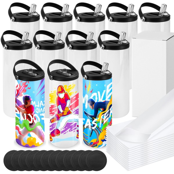 Joyclub 12 Pack Sublimation Tumblers Blanks 20 oz Sublimation Water