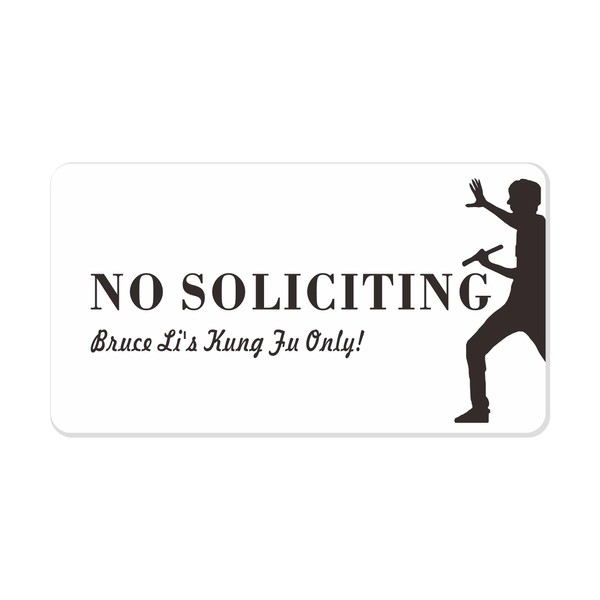evron No Soliciting Sign for Front Door,No Solicitation Signs,Keep Solicitors