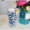 50 Pcs Pearl String for Floating Candles Centerpiece, Blue Faux